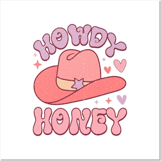 Howdy Honey T Shirt Valentine T shirt For Women Posters and Art